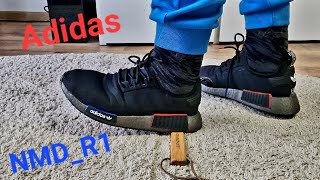 Adidas NMDR1 Black ☆unboxing☆ Review amp On Feettest [upl. by Karlee]