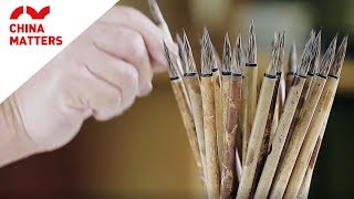 How to make a Chinese Calligraphy Brush [upl. by Aggie202]