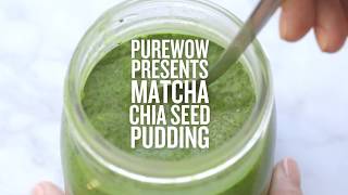 How to Make Matcha Chia Seed Pudding [upl. by Nnairrek]