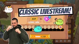 AXIE CLASSIC LIVESTREAM  CURSED COLISEUM [upl. by Durning]