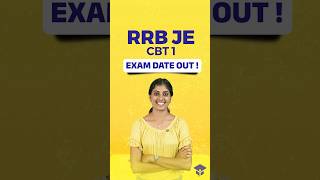 ITS FINALLY HERE RRB JE CBT1 Exam Dates Announced [upl. by Swor]