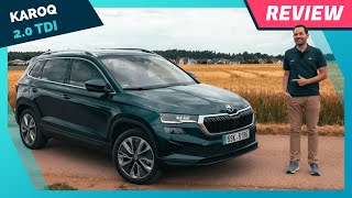 Skoda Karoq 2022 Facelift im Test 20 TDI 150 PS im Fahrbericht  Travel Assist  Verbrauch [upl. by Meyer]