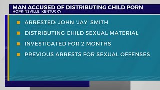 Man charged with 68 counts of distribution of obscene matter in Hopkinsville [upl. by Battiste772]