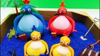 Twirlywoos Chickadee and Chick Toys On Treasure Hunt Big Red Boat [upl. by Vez]