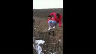 How to climb over a Barbed Wire Fence [upl. by Eastman]