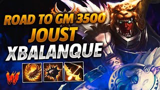 XBALANQUE EL FINAL DEL HOMBRE ARAÑA  Warchi  Smite Joust Road to GM 3500 [upl. by Acirne]