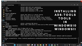 How to install ADB tools and FASTBOOT drivers on Windows 11 10 [upl. by Wilscam]