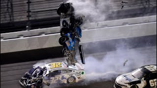 Ryan Newman Daytona 500 Crash NEW ANGLE [upl. by Merras665]