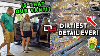 Deep Cleaning The NASTIEST Vehicle Ive Ever Seen  Insane 18 hour Detailing Transformation [upl. by Aicilat]