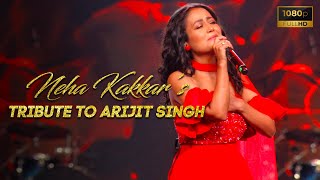 Neha Kakkar  Tribute to Arijit Singh  Vibhor Parashar  Kunal Pandit  Smule Mirchi Music Awards [upl. by Ahsimit412]