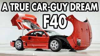 How We Detail The ICONIC Ferrari F40  First Dry Ice Clean [upl. by Maziar630]