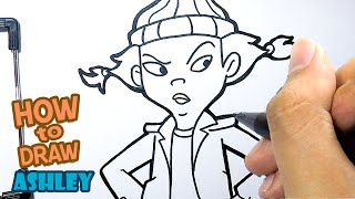 Drawing Disneys Recess  How to Draw Ashley Spinelli [upl. by Elacsap138]