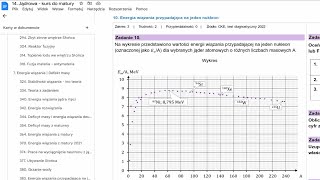 Test diagnostyczny 2022 z 10 Energia wiązania [upl. by Reedy]