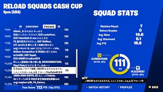 RELOAD SQUADS CASH CUP [upl. by Seow]