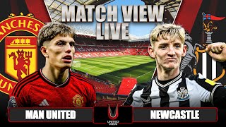 MANCHESTER UNITED 32 NEWCASTLE LIVE  MATCH VIEW [upl. by Eitac433]