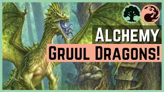 Powerful RedGreen Dragons  MTG Arena Alchemy [upl. by Omoj519]