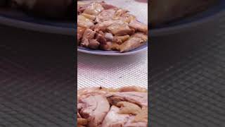 Boiled chicken boiled pork intestines hot and delicious farming bamboofarming [upl. by Otilia]