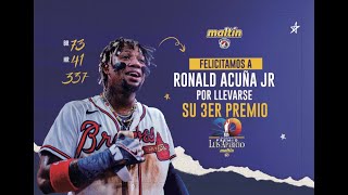 Entrega del 20mo Premio Luis Aparicio  Ronald Acuña Jr [upl. by Tewell]