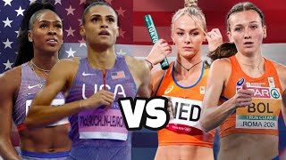 USA vs Netherlands Womens 4x400m Final  Olympics 2024  PREVIEW [upl. by Hartfield]