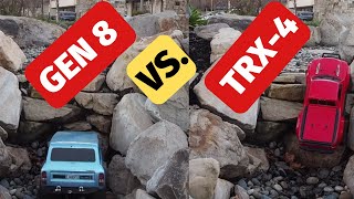 Traxxas TRX4 vs Redcat Gen 8  best rc crawler [upl. by Kreegar]