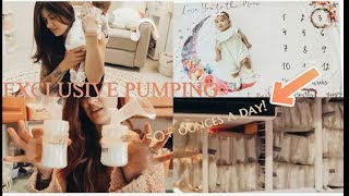 DITL WITH A 3 MONTH OLD VLOG  STTN  EXCLUSIVE PUMPING ROUTINE  DAIRY FREE MEALS [upl. by Lundt]