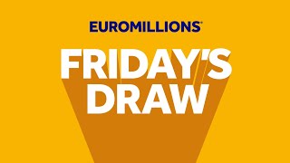 The National Lottery EuroMillions draw results from Friday 11 October 2024 [upl. by Ahsenat]