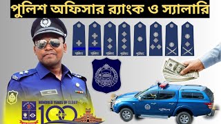 পুলিশ অফিসারের ব্যাজ দেখে পদ চেনার উপায়। BCS পুলিশ ক্যাডার বেতন ও পদক্রম।Bangladesh Police rank [upl. by Salohcim480]