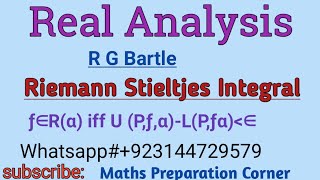 Riemann Stieltjes Integral in Real Analysis Explanation with examples in urdu [upl. by Yardley225]