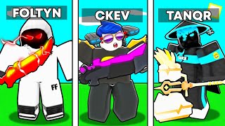 I Used YOUTUBERS Favorite WEAPONS In Roblox Bedwars [upl. by Ryter124]