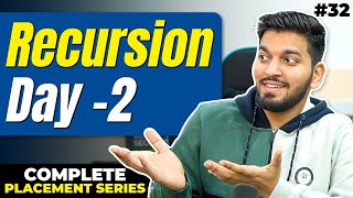 Lecture32 Understanding Recursion the easiest way  Day2  10 Day Recursion Challenge [upl. by Anaek]