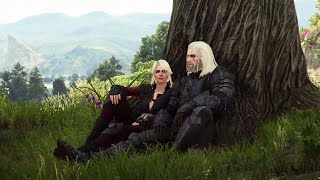 The Witcher 3  Ciri visits Geralt in Corvo Bianco 4K [upl. by Kiran681]