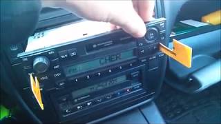 How To Enter Volkswagen Golf Radio Code [upl. by Noned]