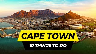 Top 10 Things to do in Cape Town 2024  Travel Guide [upl. by Ayahc954]