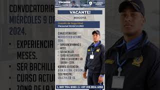 🛡️ SEGURIDAD LAGUS  VACANTE GUARDA DE SEGURIDAD [upl. by Vedette]