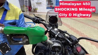 Himalayan 450 SHOCKING Mileage [upl. by Clippard]