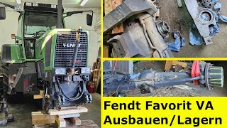 Fendt Favorit 800 900 Vorderachse DANA 050F neu lagern  Teil 1 der Ausbau [upl. by Esiuol]