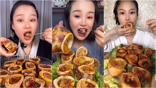 asmr mukbang spicy bone marrow  牛骨髓  牛肉の骨髄  쇠고기 골수  TỦY XƯƠNG BÒ  eatting show 254 hiu he hue [upl. by Gabi981]