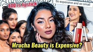 MRUNAL PANCHAL SELLING SMALL BOTTLE OF LIPSTICK FOR RS 800 IS MRUCHA BEAUTY AFFORDABLE [upl. by Bree]