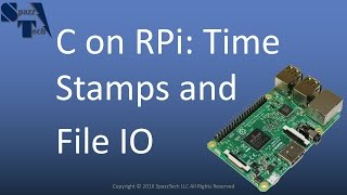 File IO and time in C on Raspberry Pi [upl. by Eidson]