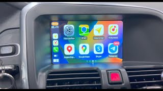 Дооснащение Carplay Android Auto для Volvo XC60 2016 [upl. by Armalla]