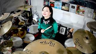 Stratovarius  stratosphere drum cover by Ami Kim 213 [upl. by Noiek]