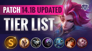 UPDATED Season 2024 TIER LIST for League of Legends Patch 141b [upl. by Sturrock]