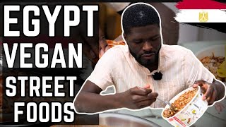 Trying Egyptian Koshari Egypts 🇪🇬 Finest Vegan Traditional Foods Vlog 3 [upl. by Yevreh]