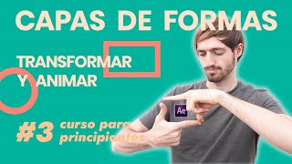 ANIMAR y TRANSFORMAR FORMAS en After Effects 003 ⭕️ [upl. by Assilla8]