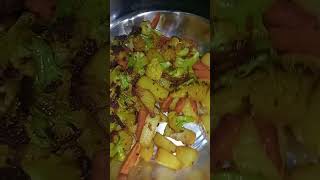 Kaliflower fry 🥰🤤shorts youtubeshorts jyoti channel 🤗 [upl. by Hephzipa]