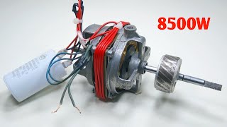 Magnet Activity 8500W 220V Free Energy How To Make Electricity At Home Generator [upl. by Bess]