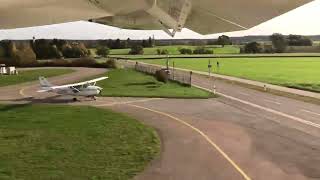 Tecnam P2012 Traveller  Alpen Air  DISLA  stunning low pass at Jesenwang airfield  rare type [upl. by Cheatham]