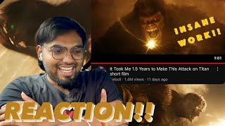 Must Watch  Attack on Titan Short Film REACTION  xieboli [upl. by Asenav]