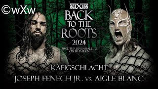 Joseph Fenech Jr vs Aigle Blanc  Käfigschlacht  wXw Back To The Roots 2024  WWE 2K23 [upl. by Eedeed364]