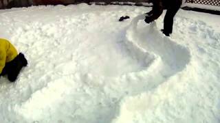 Making Corgi Snow Tunnel 3 [upl. by Rafferty362]